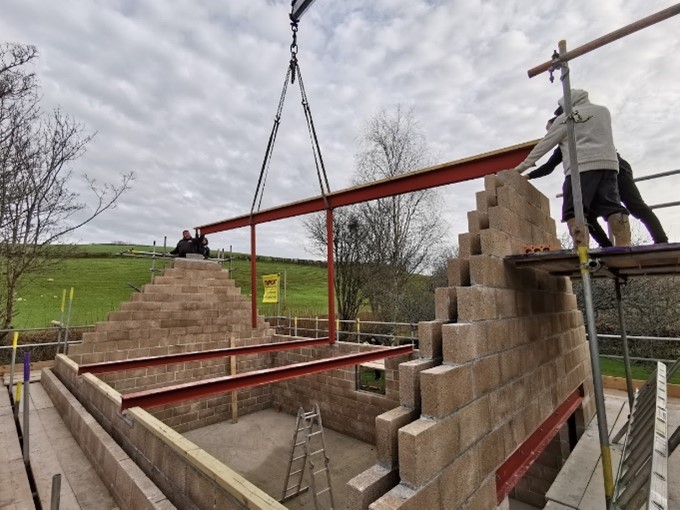 fire work glass studio build