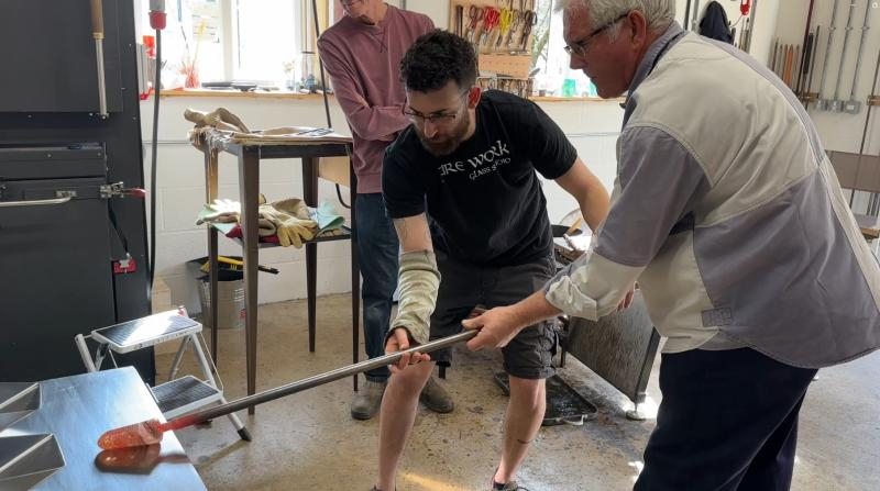 glass blowing experience south devon