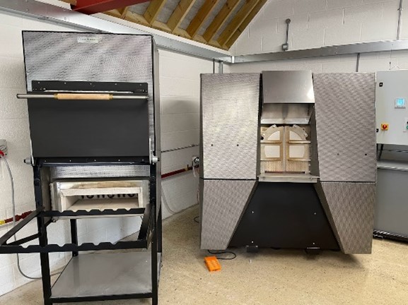 fire work glass studio blowing glass south devon 1