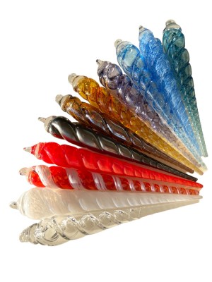 Icicle-blown-glass-hand-made-devon